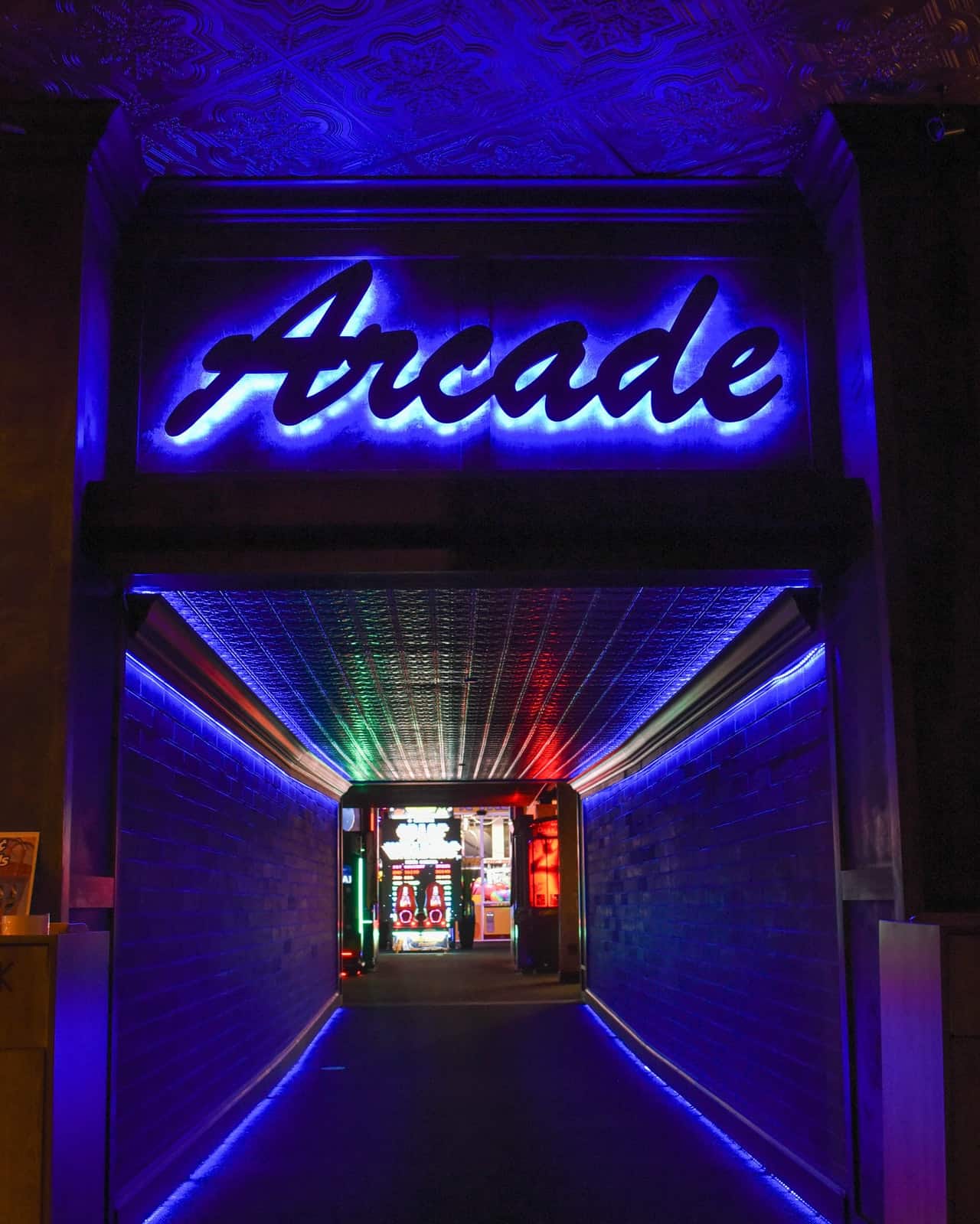 Entrance To An Arcade