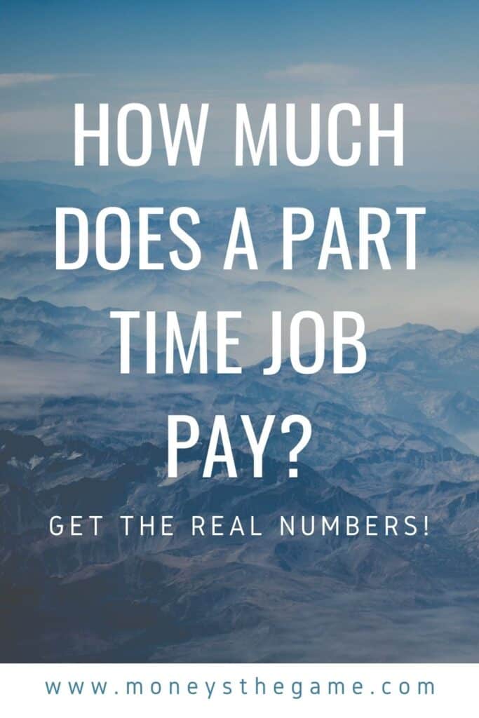 how much does the average part time job pay a year